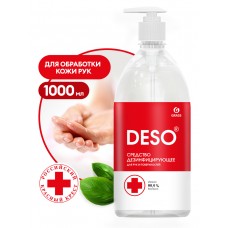 Средство косметическое для рук с антисептическим эффектом "DESO" (флакон 1000мл)